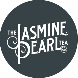 Jasmine Pearl - Vertical - white - Obsidian Background